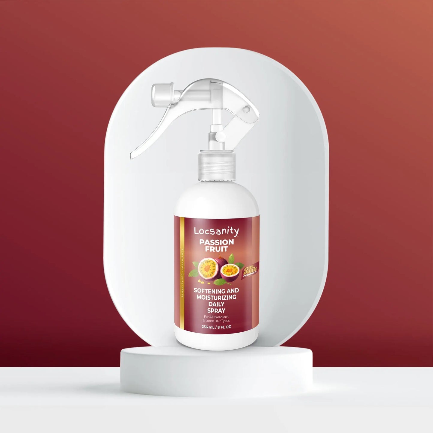 Locsanity Passion Fruit Softening and Moisturizing Daily Spray for Locs, Dreadlocks, Sisterlock, Microlock, Locs, Oil-Free Hair Scalp Moisturizer Locsanity