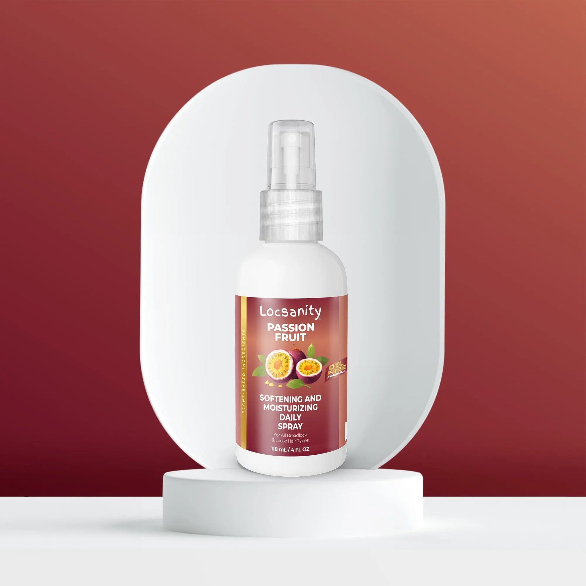 Locsanity Passion Fruit Softening and Moisturizing Daily Spray for Locs, Dreadlocks, Sisterlock, Microlock, Locs, Oil-Free Hair Scalp Moisturizer Locsanity