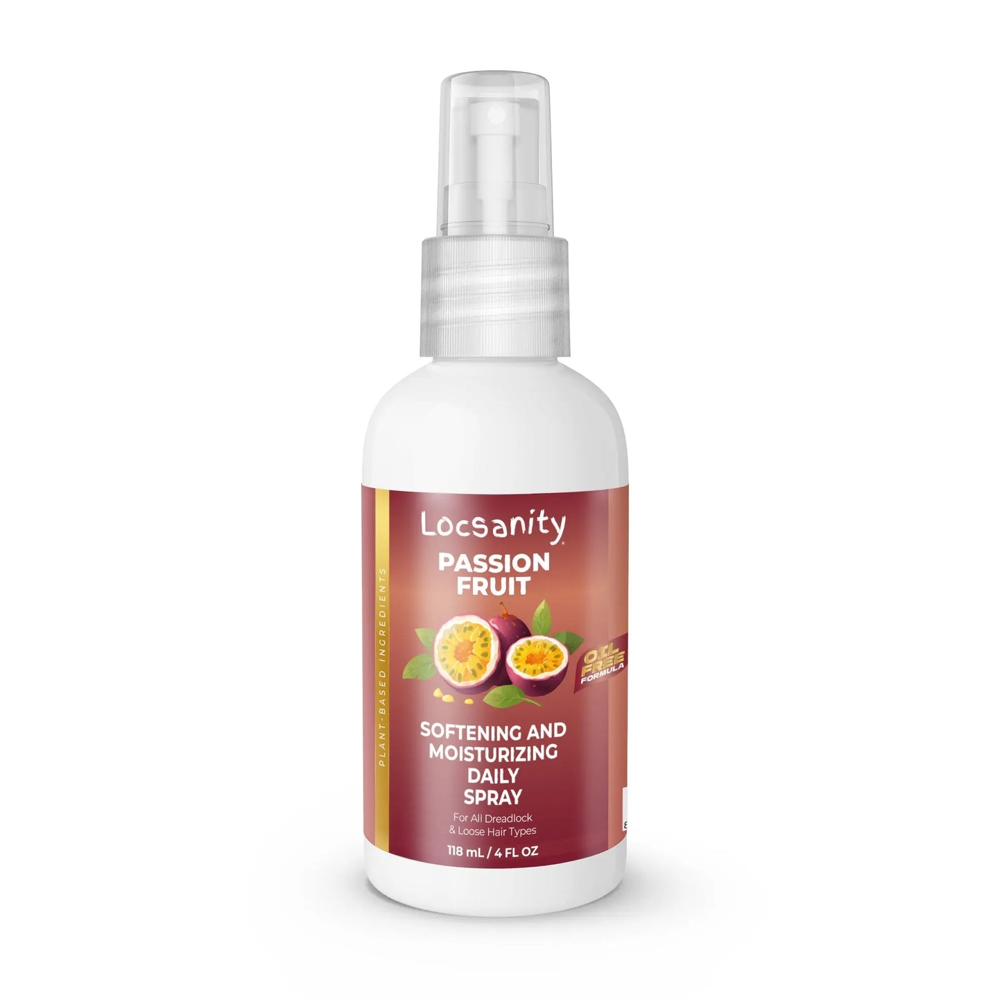 Locsanity Passion Fruit Softening and Moisturizing Daily Spray for Locs, Dreadlocks, Sisterlock, Microlock, Locs, Oil-Free Hair Scalp Moisturizer Locsanity