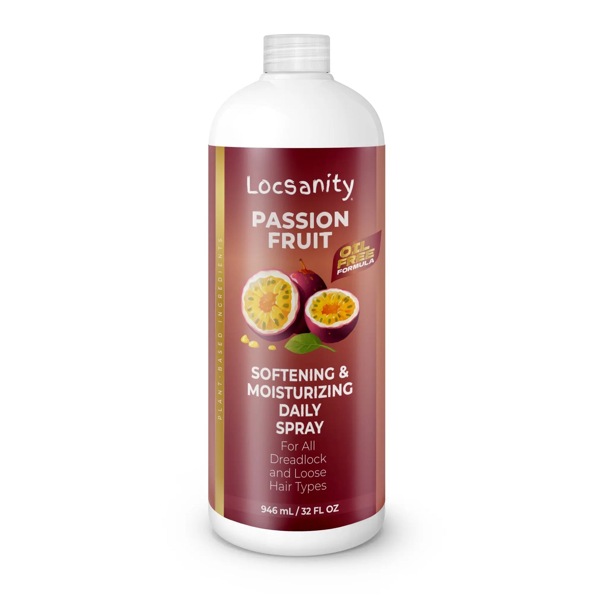 Locsanity Passion Fruit Softening and Moisturizing Daily Spray for Locs, Dreadlocks, Sisterlock, Microlock, Locs, Oil-Free Hair Scalp Moisturizer Locsanity