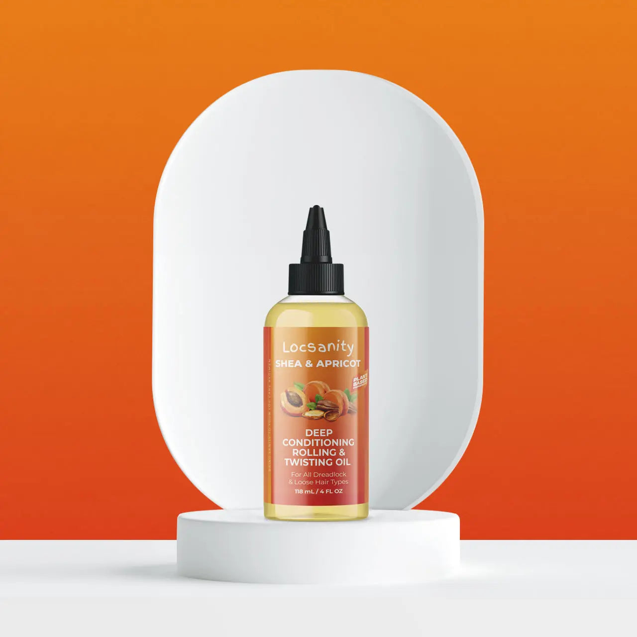 Locsanity Shea & Apricot Loose, Natural Strength & Growth Formula Dreadlock Natural Hair Rolling and Conditioning Oil Locsanity