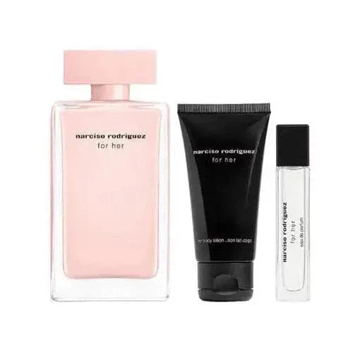 Musc Noir By Narciso Rodriguez For Her (3pc Gift Set) For Women
