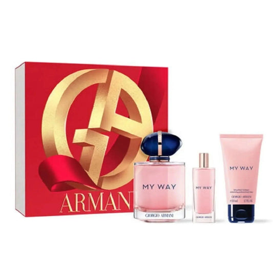 My Way By Giorgio Armani For Women EDP Spray (3pc Gift Set)