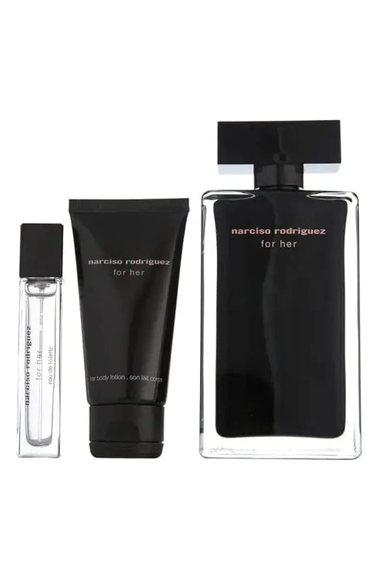 Narciso Rodriguez For Her 3Pcs EDT Spray for Women – Elegant Scent perfumesandrea