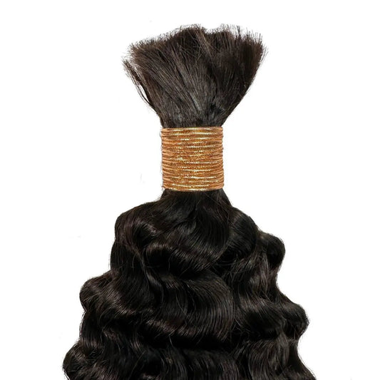 Ocean Wave Bulk 100% Human Braiding Hair Private Label