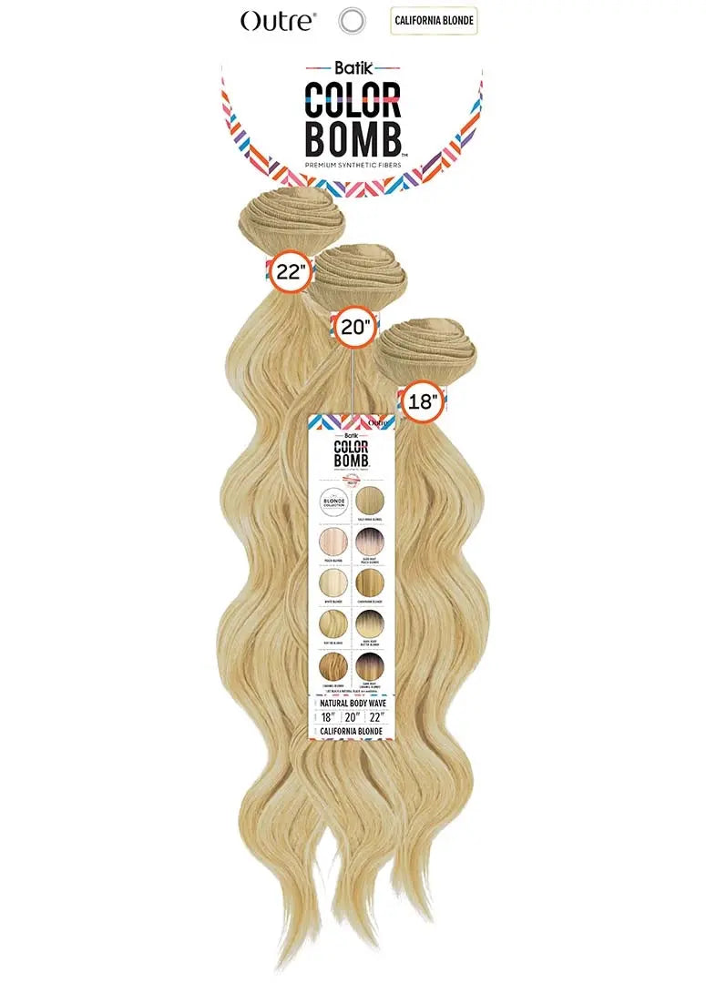 Outre Batik Colorbomb Blonde Collection 3pcs Weaves – NATURAL BODY WAVE JAHB BEAUTY SUPPLY