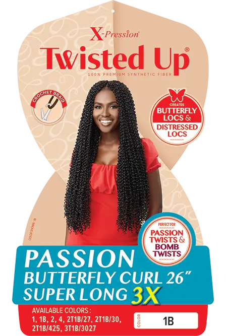 Outre - Passion Twisted-Up Butterfly Curl 26″ Super Long Crochet JAHB BEAUTY SUPPLY