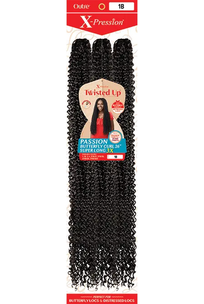 Outre - Passion Twisted-Up Butterfly Curl 26″ Super Long Crochet JAHB BEAUTY SUPPLY