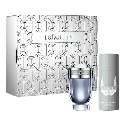 Paco Rabanne Invictus 2pc Gift Set For Men EDT
