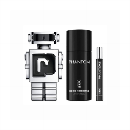 Phantom By Paco Rabanne For Men 3Pcs Set EDT Spray