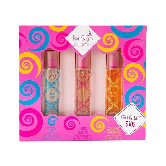 Pink Sugar Miniatures By Aquolina For Women 3Pcs Set EDT Spray
