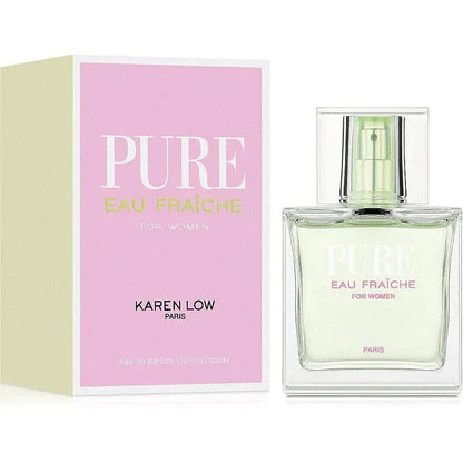 Pure Eau Fraiche By Karen Low For Women 3.4oz EDP Spray