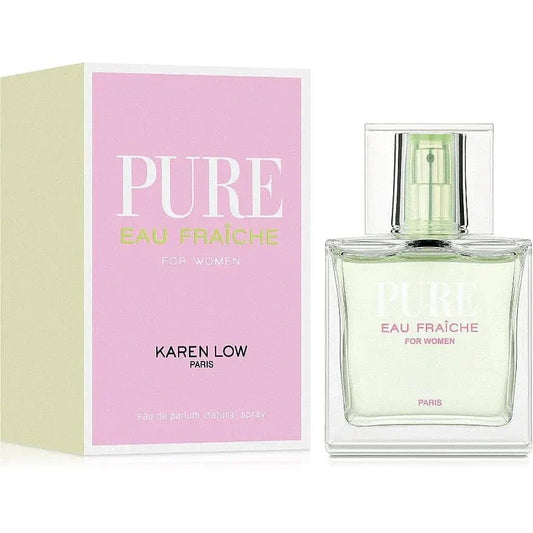 Pure Eau Fraiche By Karen Low For Women 3.4oz EDP Spray