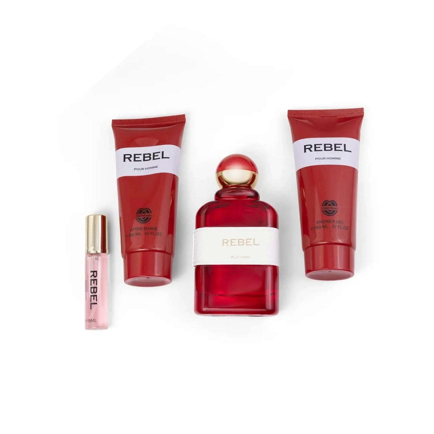 Rebel By Mush Mush For Men 4Pcs Set EDP Spray