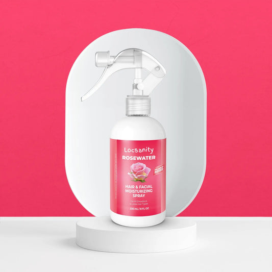 Rosewater Hair and Facial Daily Moisturizing/Refreshing Spray Locsanity