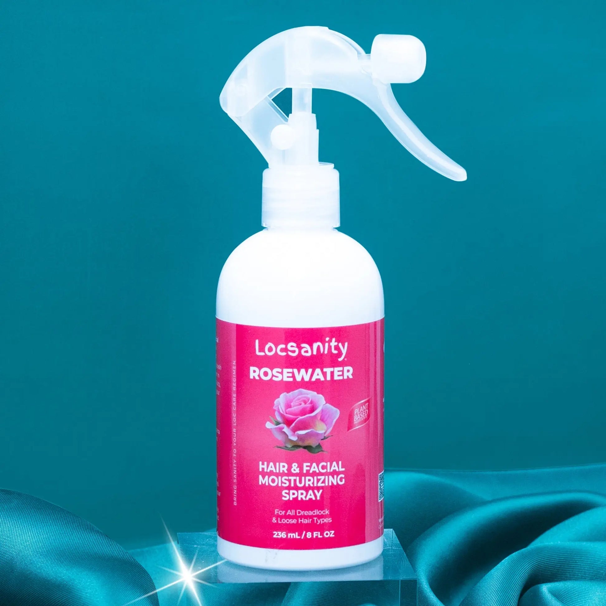 Rosewater Hair and Facial Daily Moisturizing/Refreshing Spray Locsanity