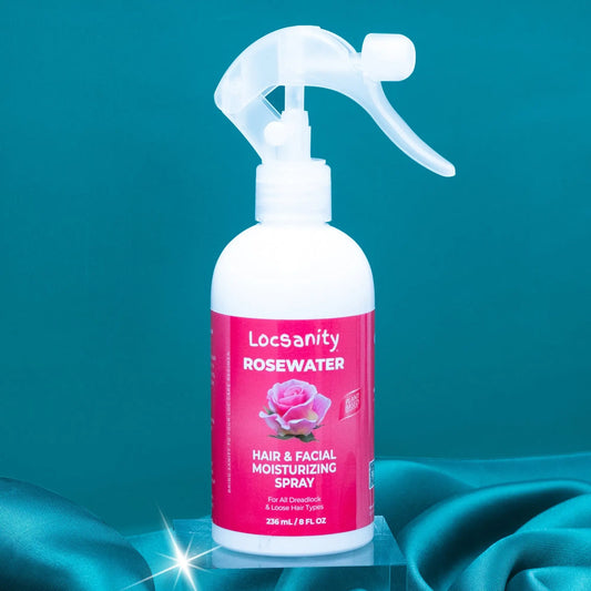 Rosewater Hair and Facial Daily Moisturizing/Refreshing Spray Locsanity