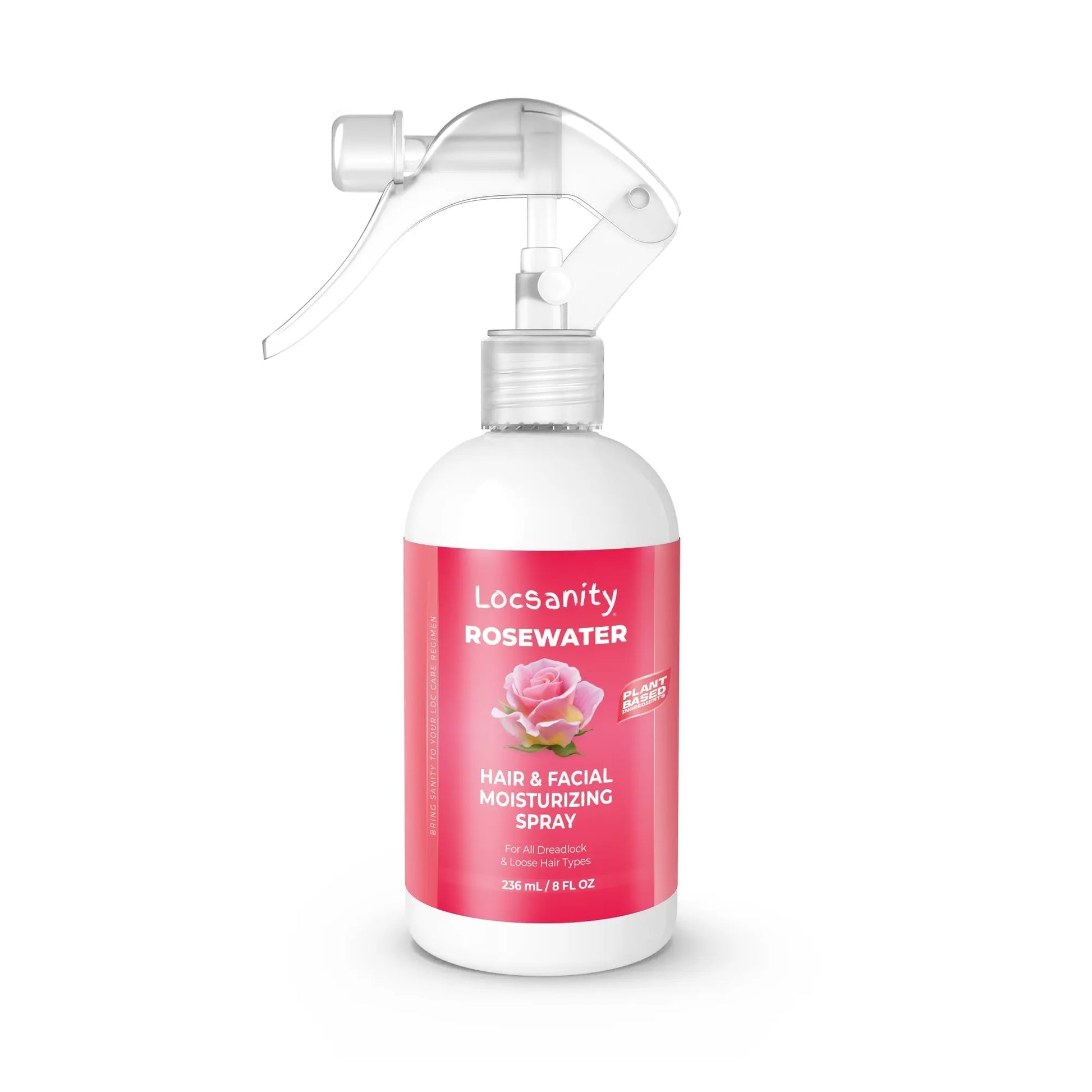 Rosewater Hair and Facial Daily Moisturizing/Refreshing Spray Locsanity