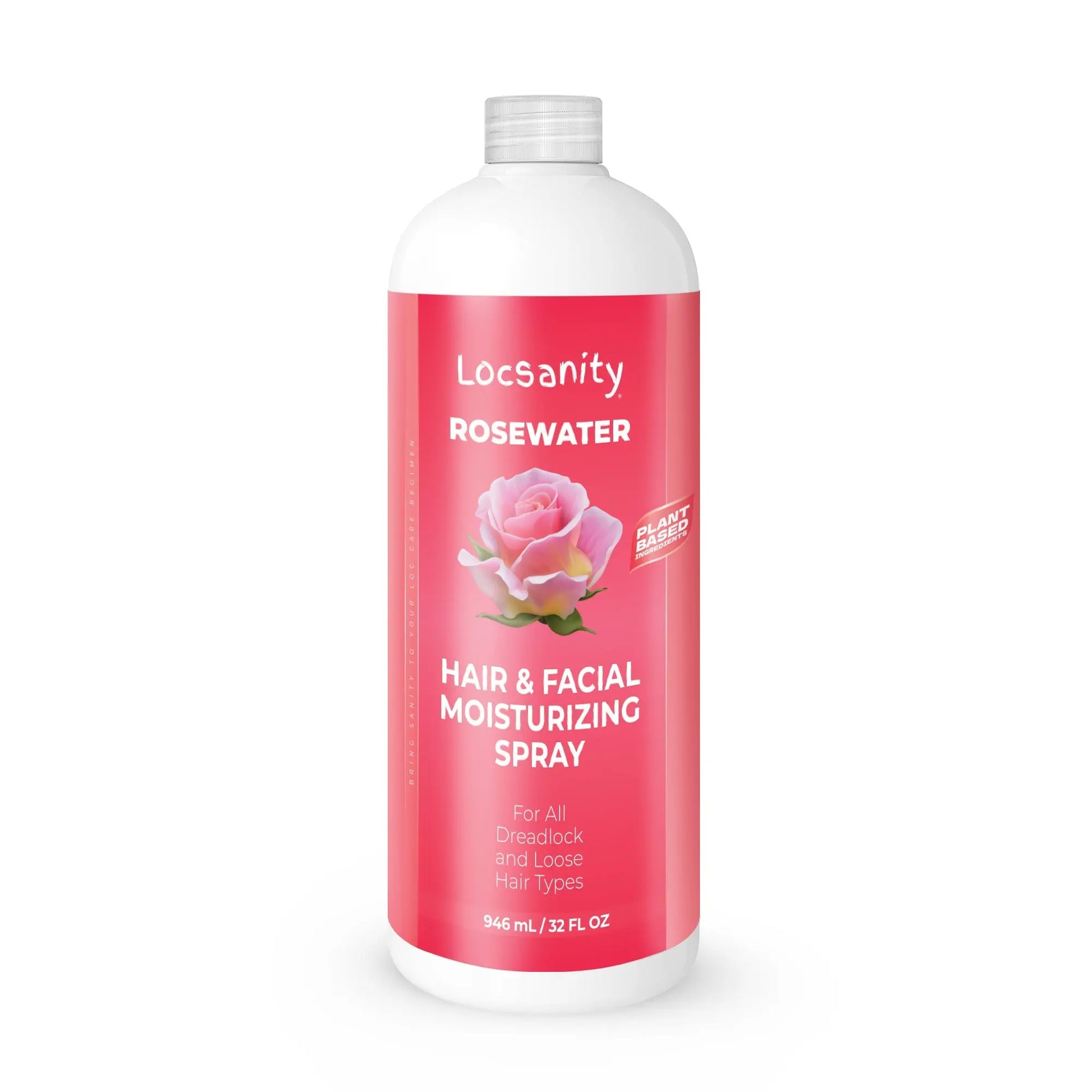 Rosewater Hair and Facial Daily Moisturizing/Refreshing Spray Locsanity