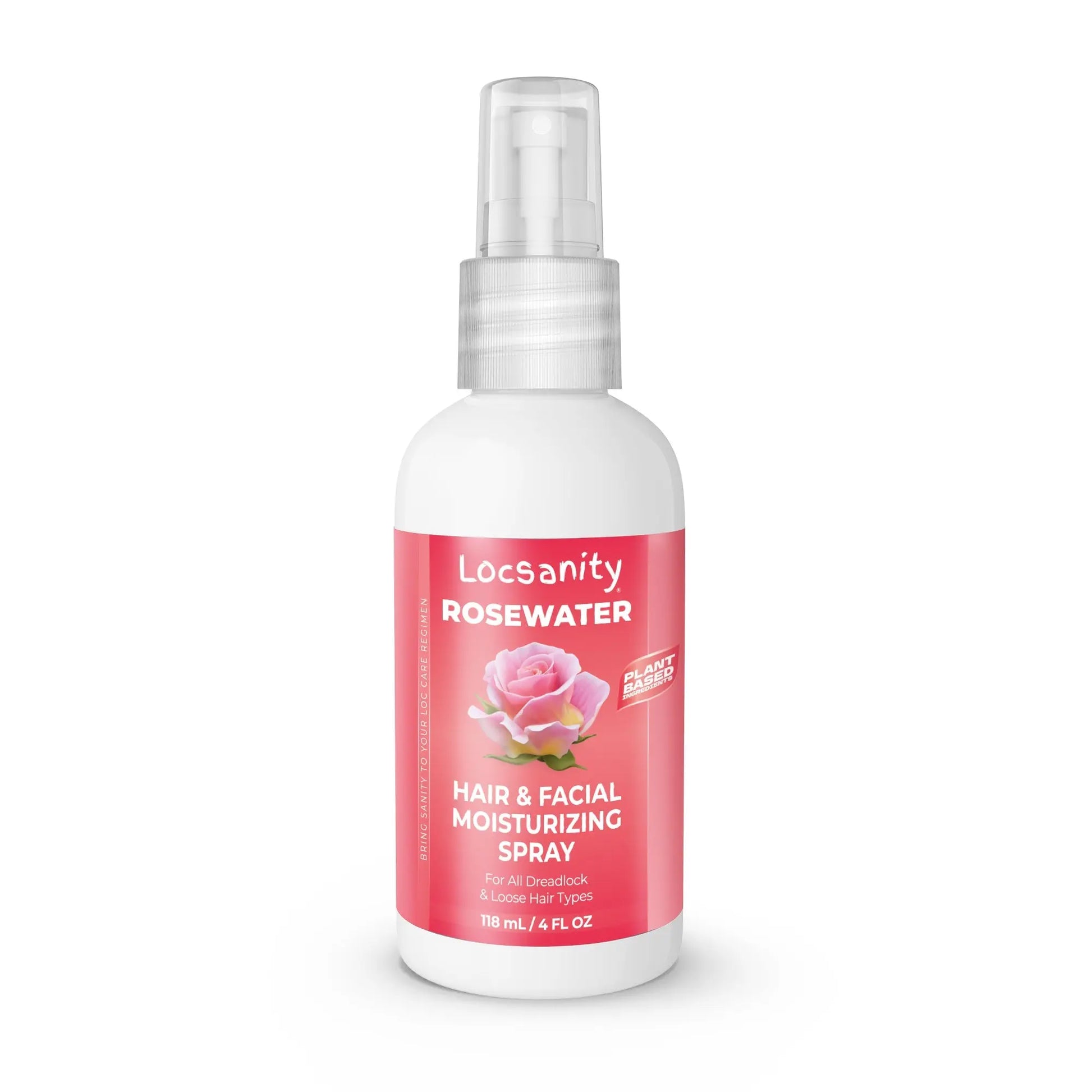 Rosewater Hair and Facial Daily Moisturizing/Refreshing Spray Locsanity