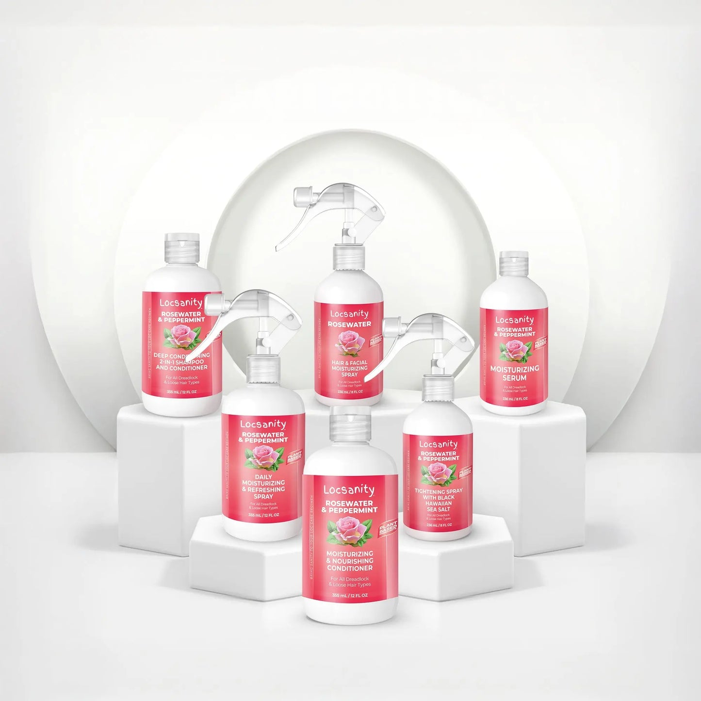 Rosewater Peppermint Loccare Bundle Locsanity