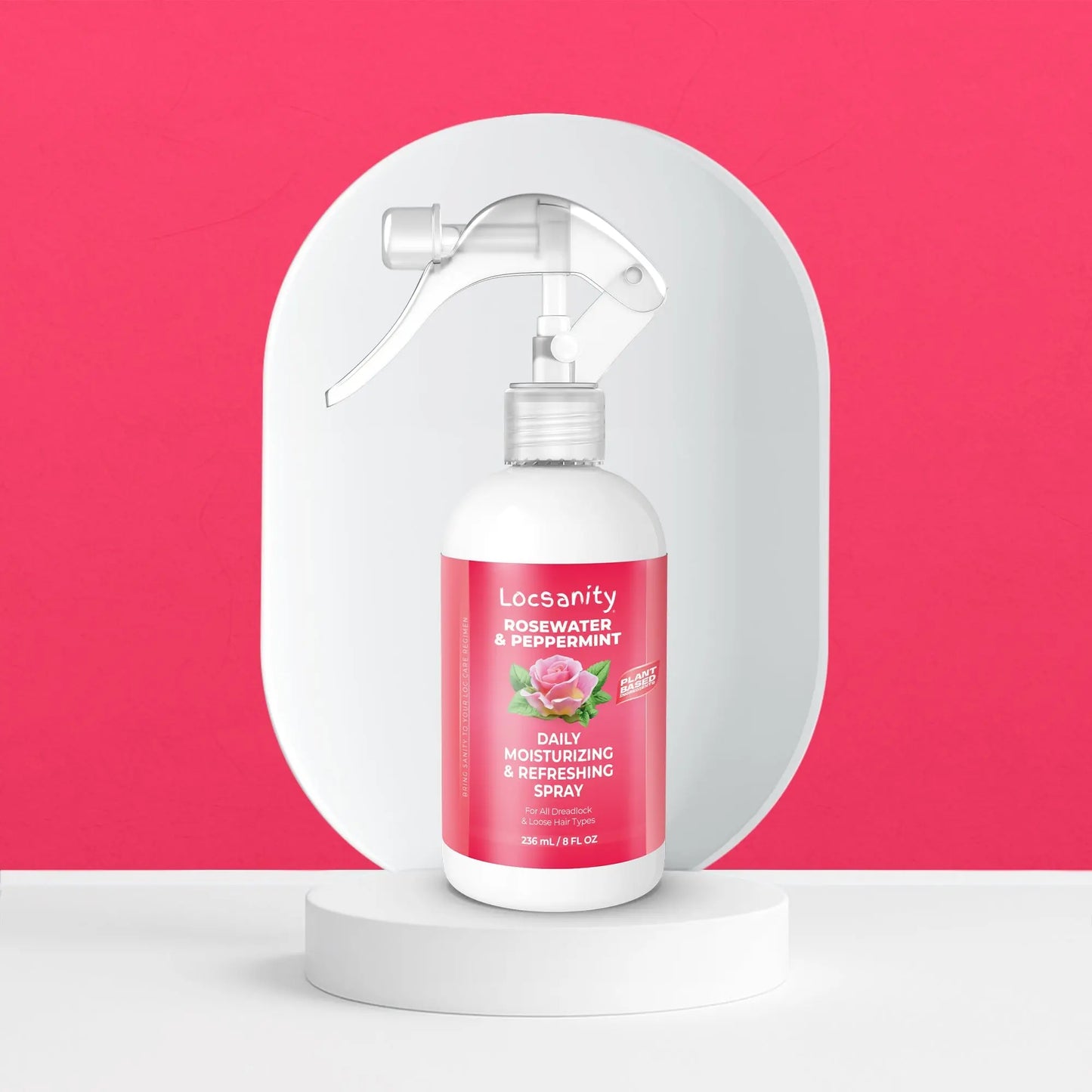 Rosewater and Peppermint Daily Moisturizing/Refreshing Spray Locsanity