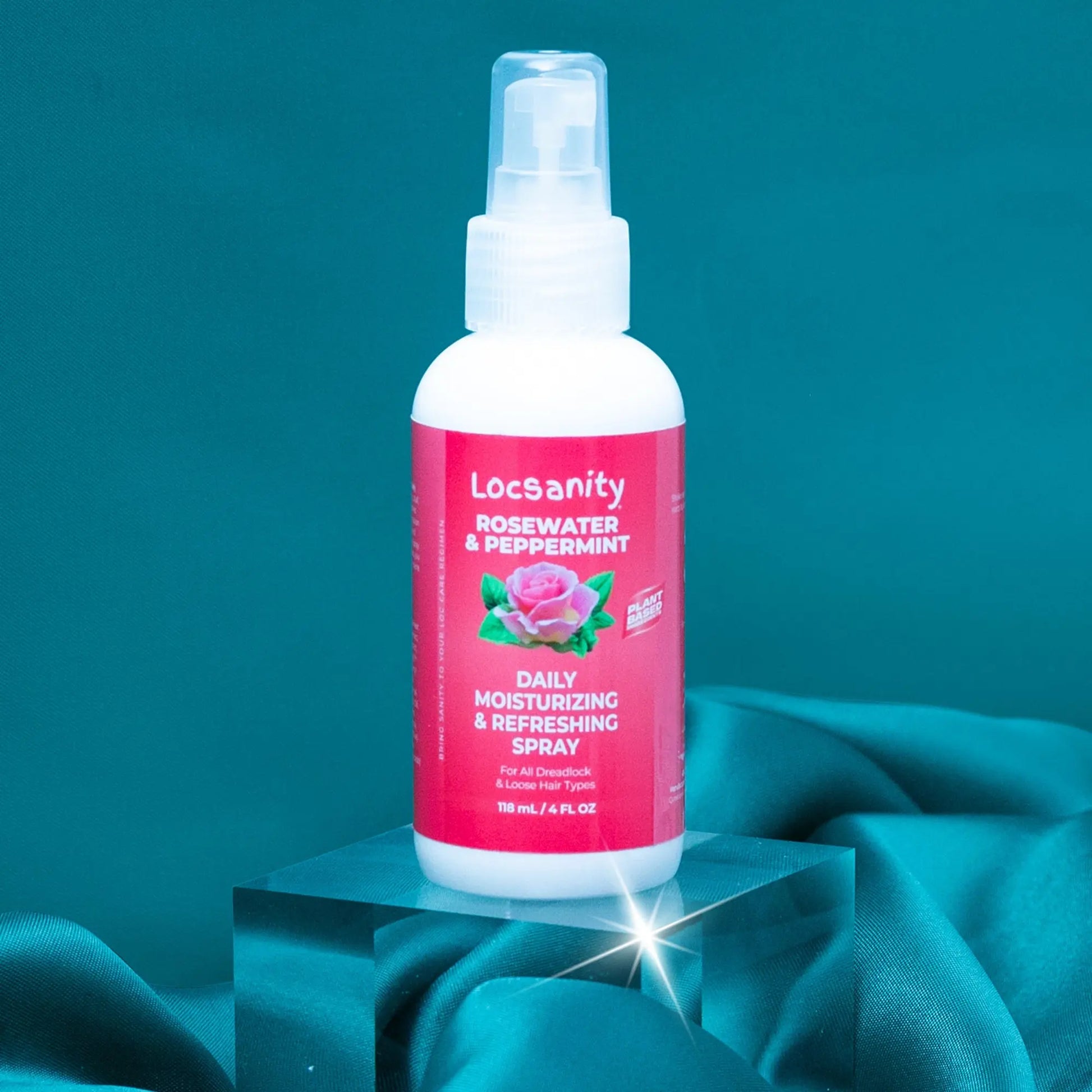 Rosewater and Peppermint Daily Moisturizing/Refreshing Spray Locsanity