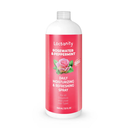 Rosewater and Peppermint Daily Moisturizing/Refreshing Spray Locsanity
