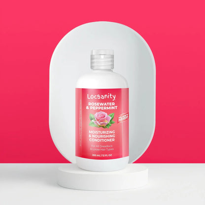 Rosewater and Peppermint Moisturizing and Nourishing Conditioner Locsanity