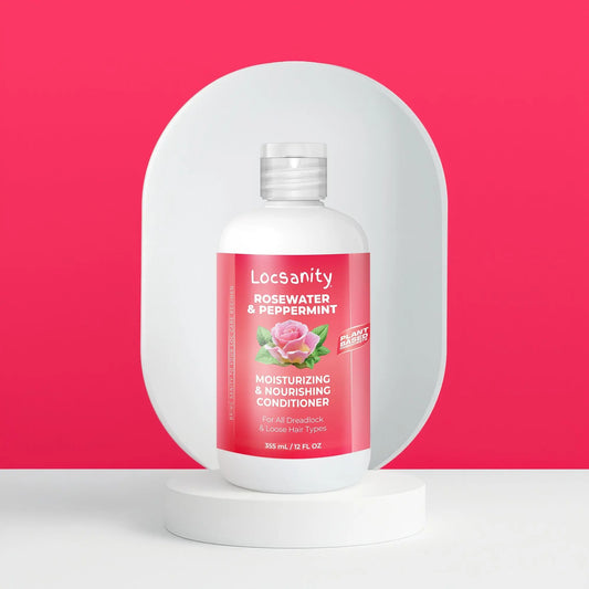 Rosewater and Peppermint Moisturizing and Nourishing Conditioner Locsanity