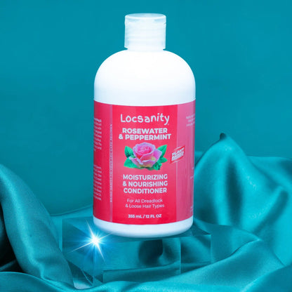 Rosewater and Peppermint Moisturizing and Nourishing Conditioner Locsanity