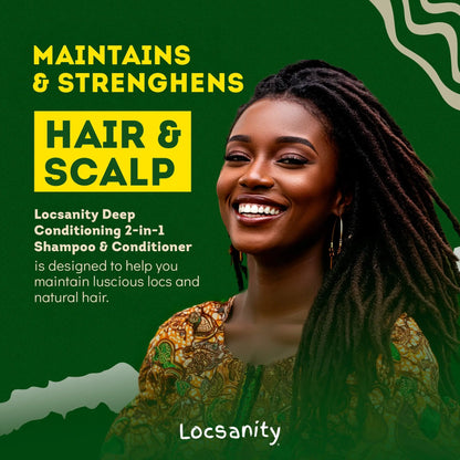 Rosewater and Peppermint Moisturizing, Conditioning and Nourishing Shampoo Locsanity