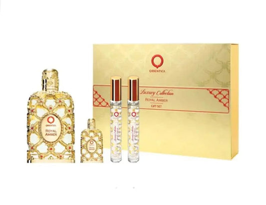 Royal Amber By Orientica 4 Piece Gift Set For Women