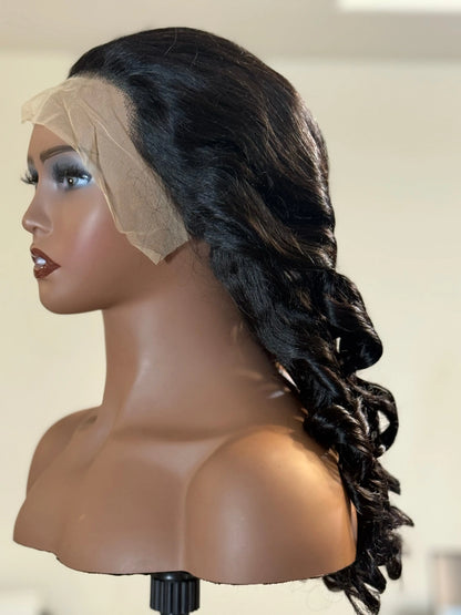 Royal Drip – Body Wave Lace Front Wig (Natural Black) Crown'd Cuties