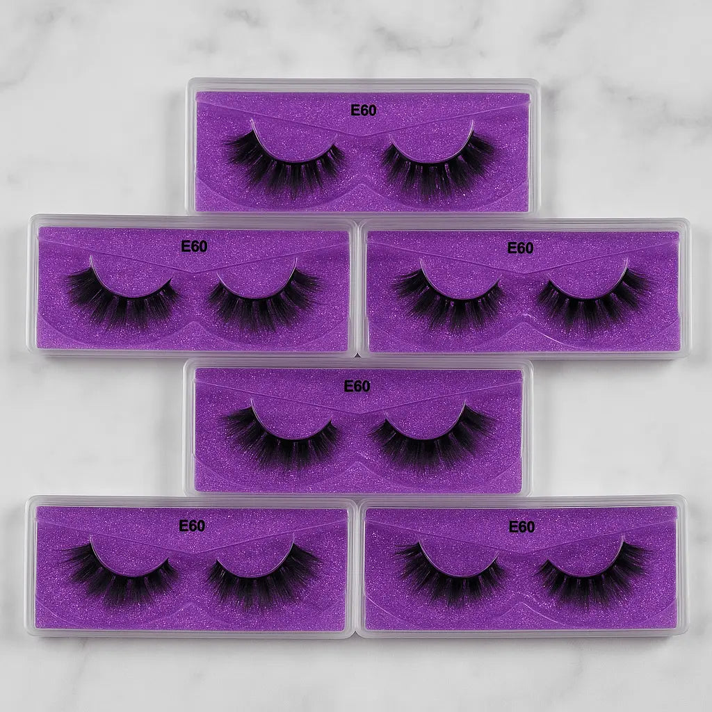 Royal Flutter – E60 Luxe Strip Lash Crown'd Cuties