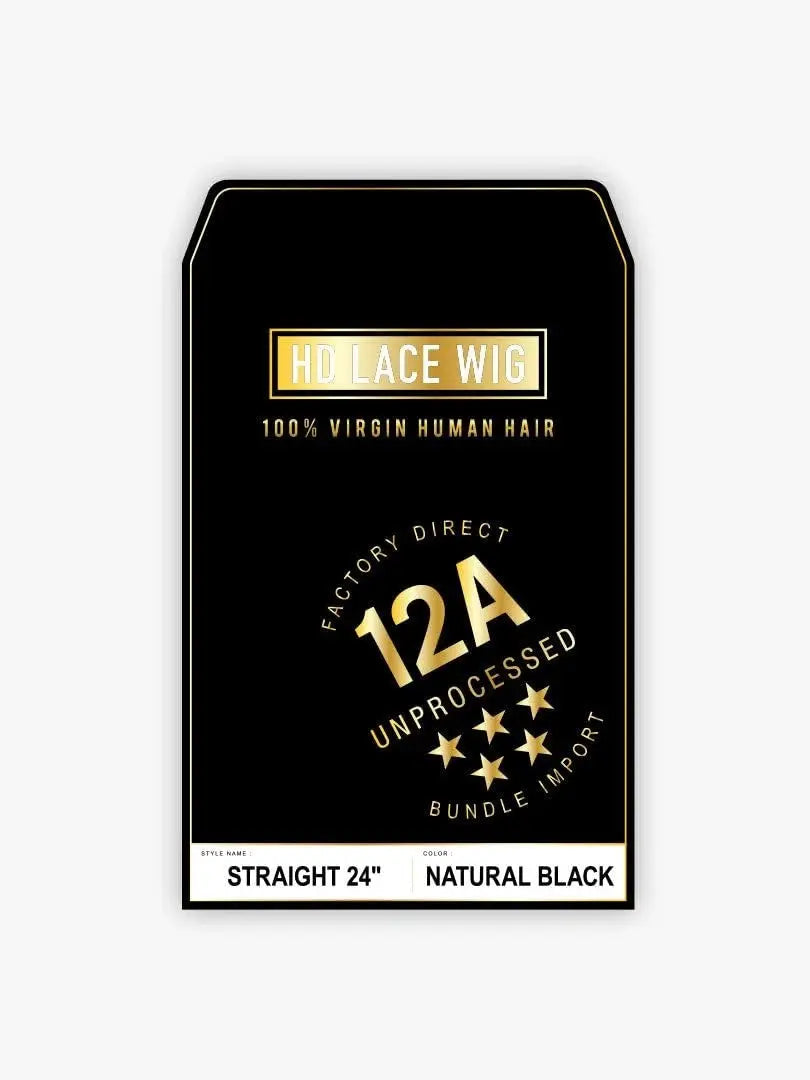 Sensationnel Bare & Natural 100% Virgin Human Hair 12A HD Lace Wig - NATURAL  22 INCH JAHB BEAUTY SUPPLY