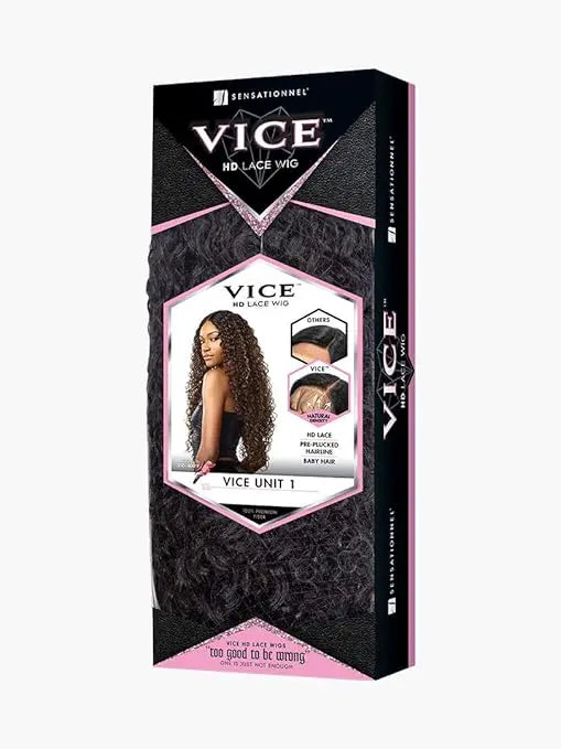 Sensationnel Vice Synthetic HD Lace Front Wig - VICE UNIT 1 (FLAMBOYAGE CHOCOLATE) JAHB BEAUTY SUPPLY