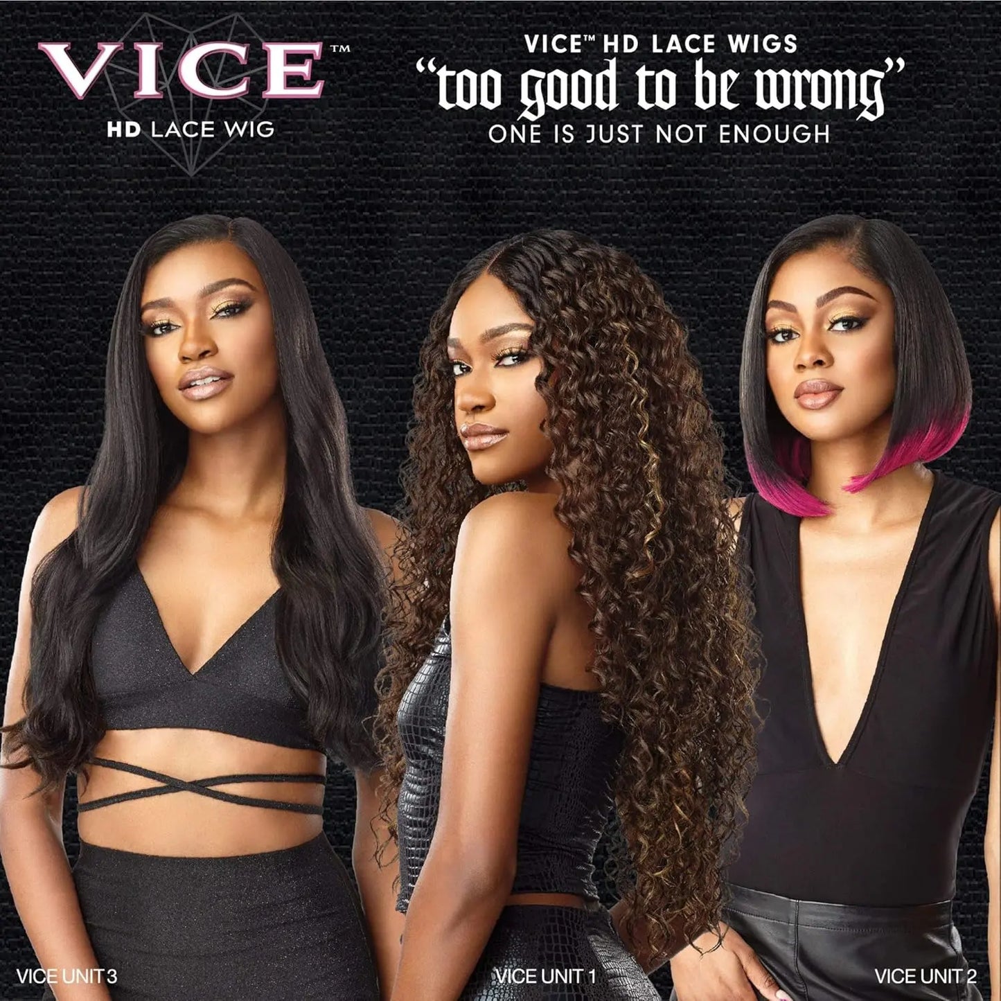 Sensationnel Vice Synthetic HD Lace Front Wig - VICE UNIT 1 (FLAMBOYAGE CHOCOLATE) JAHB BEAUTY SUPPLY