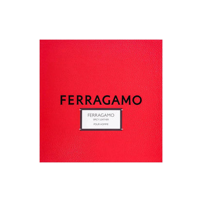 Spicy Leather By Salvatore Ferragamo For Men 3Pcs Set Parfum Spray