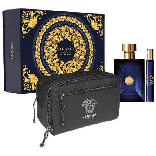 Versace Dylan Blue Pour Homme (3pc Gift Set) For Men EDT