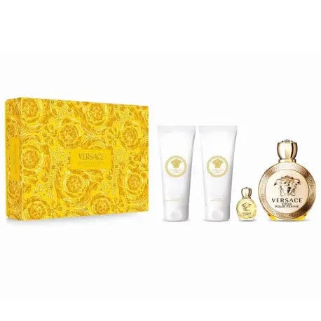 Versace Eros Pour Femme (4pc Gift Set)  Eau De Parfum