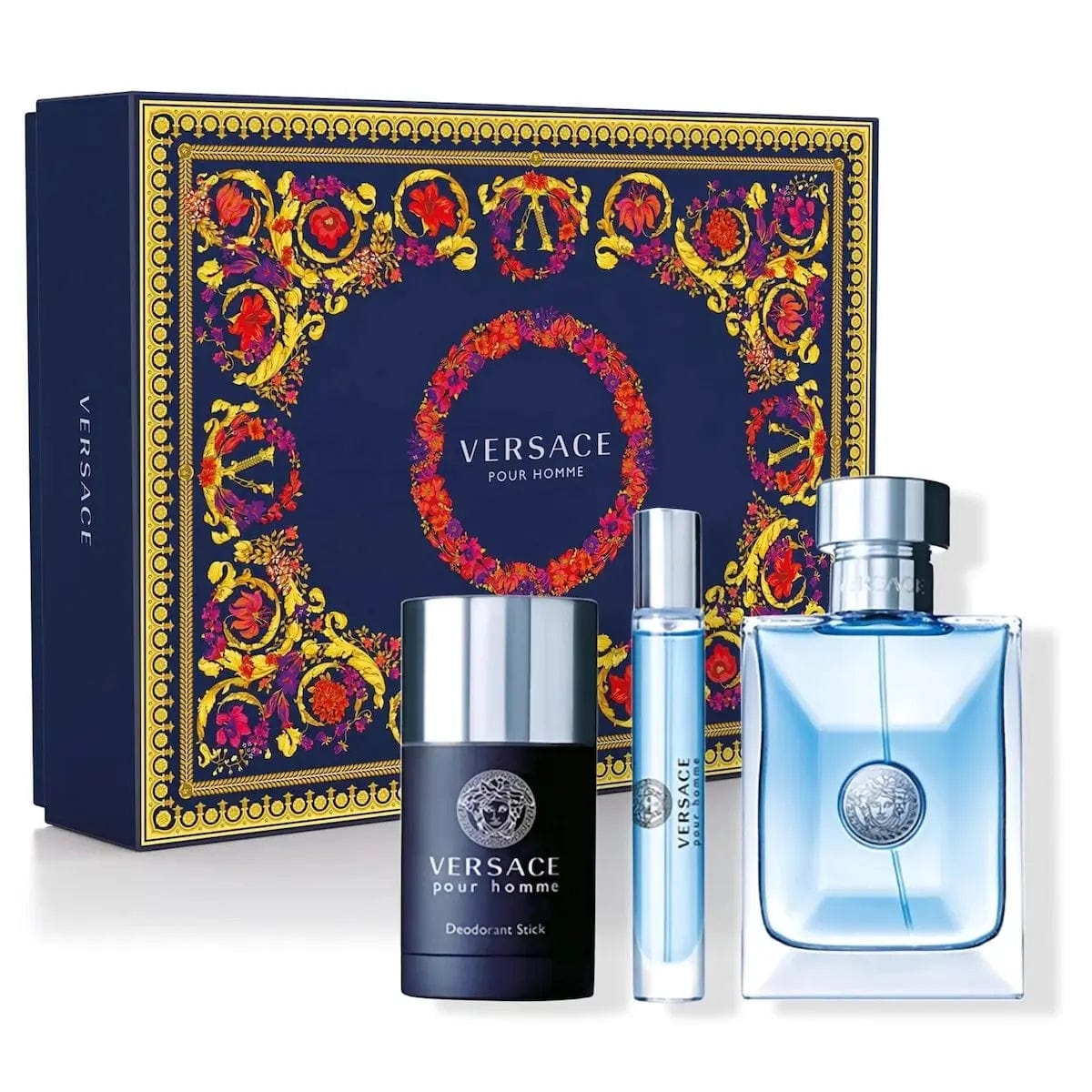 Versace Pour Homme (3pc Gift Set) For Men