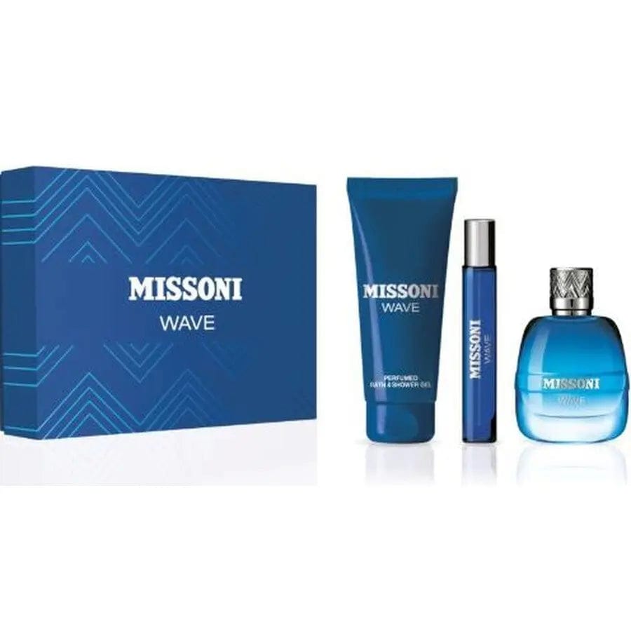 Wave By Missoni For Men EDT Spay (3pc Gift Set)