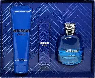 Wave By Missoni For Men EDT Spay (3pc Gift Set)