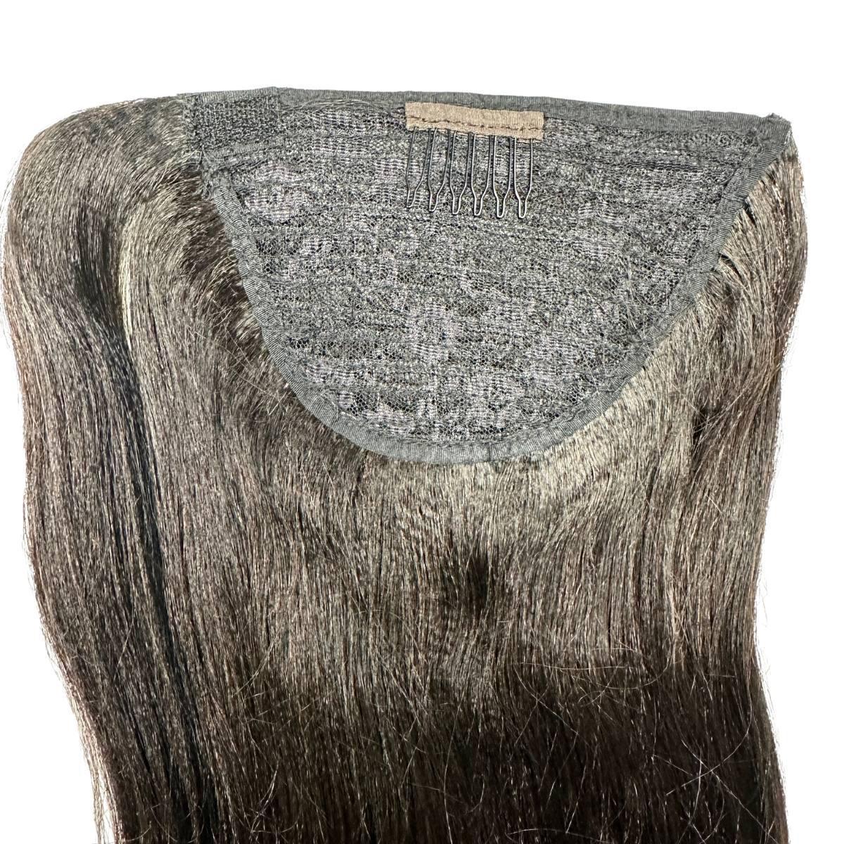 Yaki Straight 100% Human Hair Ponytail Extension