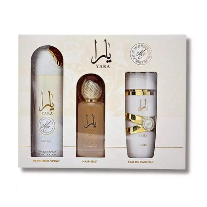 Yara Moi By Lattafa For Women EDT Spray (3pc Git Set)