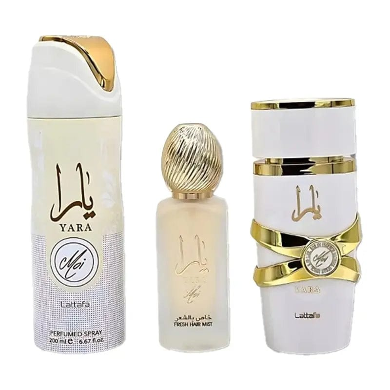 Yara Moi By Lattafa For Women EDT Spray (3pc Git Set)
