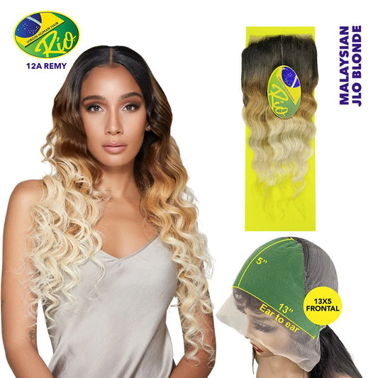 Rio 100% Human Hair 13x5 HD Frontal Free Part Wig- Straight 20" Inches